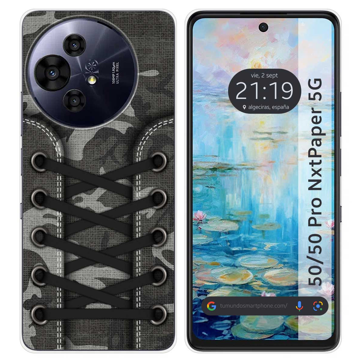 Funda Silicona para TCL 50 / 50 Pro NXTPAPER 5G diseño Zapatillas 15 Dibujos