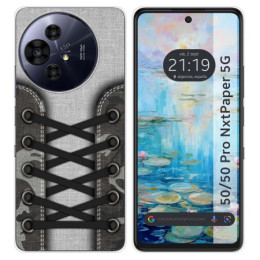 Funda Silicona para TCL 50 / 50 Pro NXTPAPER 5G diseño Zapatillas 16 Dibujos