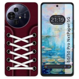 Funda Silicona para TCL 50 / 50 Pro NXTPAPER 5G diseño Zapatillas 17 Dibujos