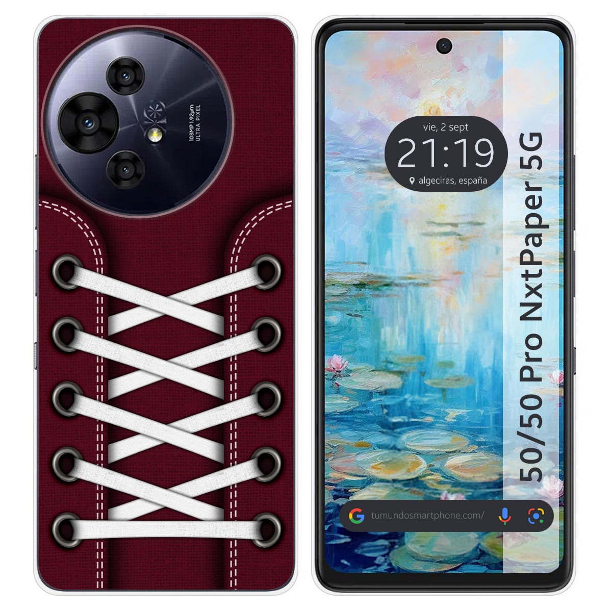 Funda Silicona para TCL 50 / 50 Pro NXTPAPER 5G diseño Zapatillas 17 Dibujos