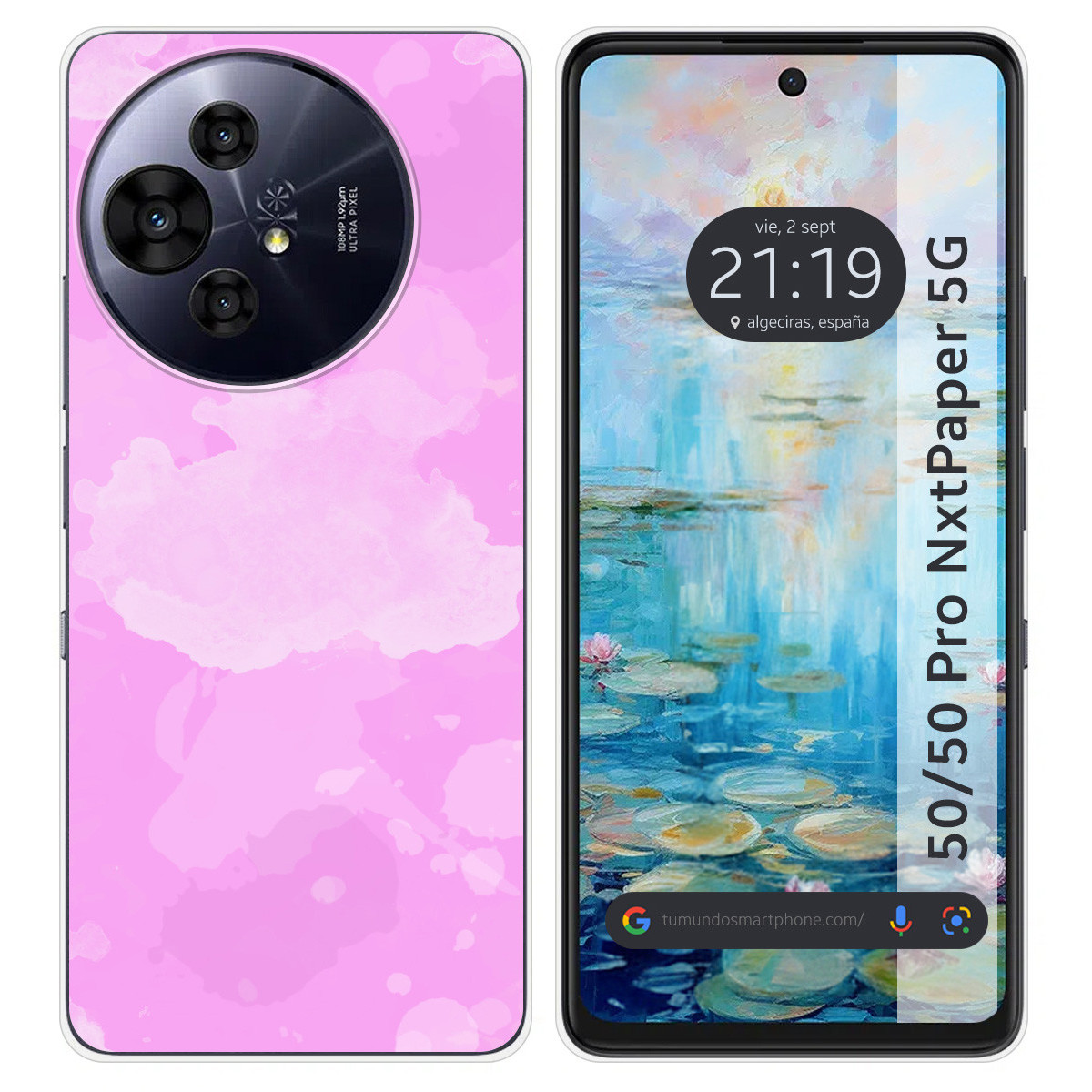 Funda Silicona para TCL 50 / 50 Pro NXTPAPER 5G diseño Acuarela 04 Dibujos