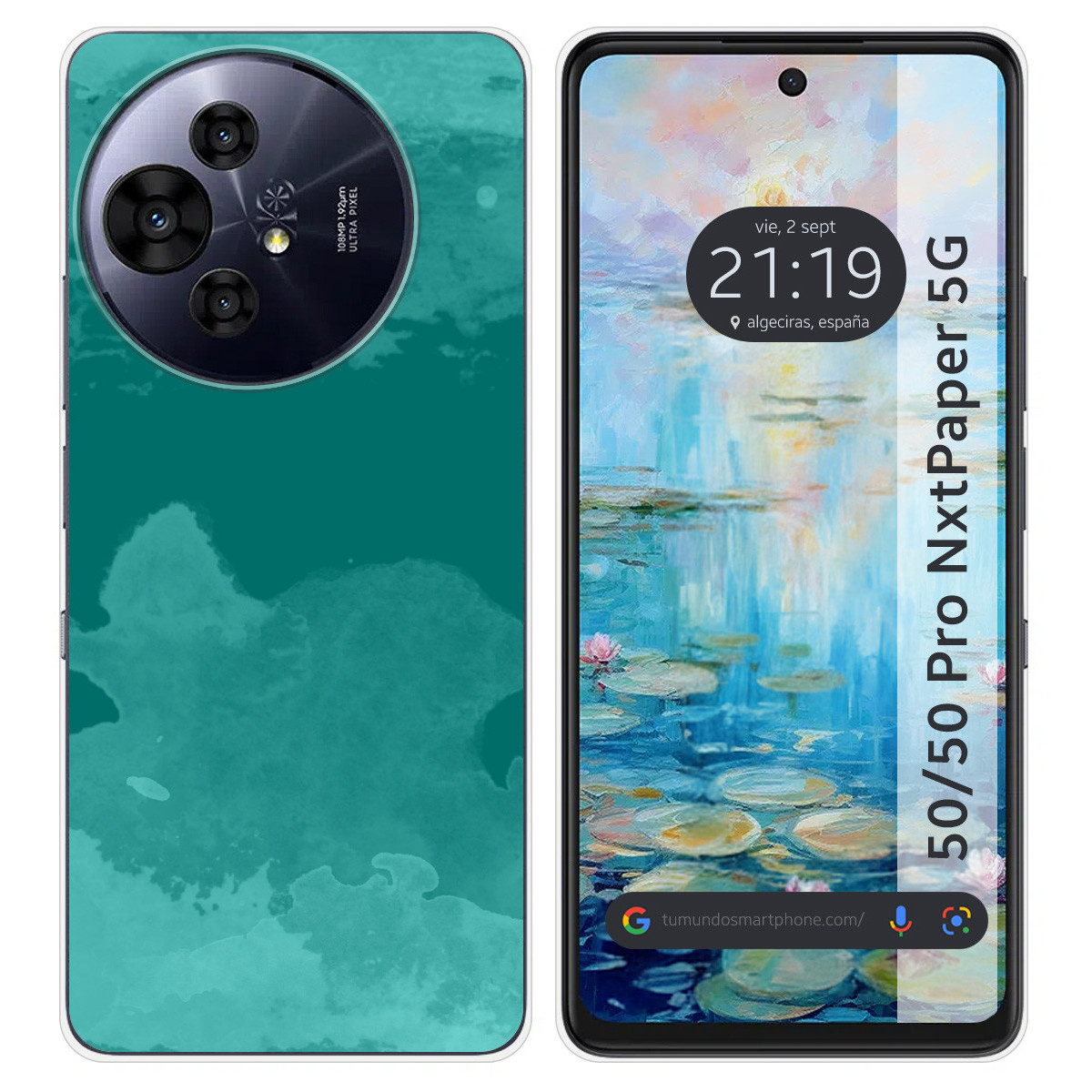 Funda Silicona para TCL 50 / 50 Pro NXTPAPER 5G diseño Acuarela 06 Dibujos