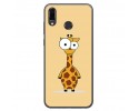Funda Gel Tpu para Huawei Honor Play Diseño Jirafa Dibujos