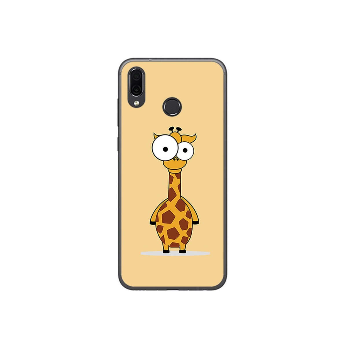 Funda Gel Tpu para Huawei Honor Play Diseño Jirafa Dibujos