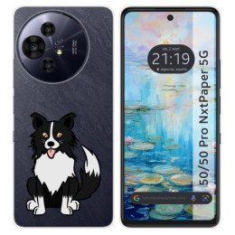Funda Silicona para TCL 50 / 50 Pro NXTPAPER 5G diseño Perros 01 Dibujos