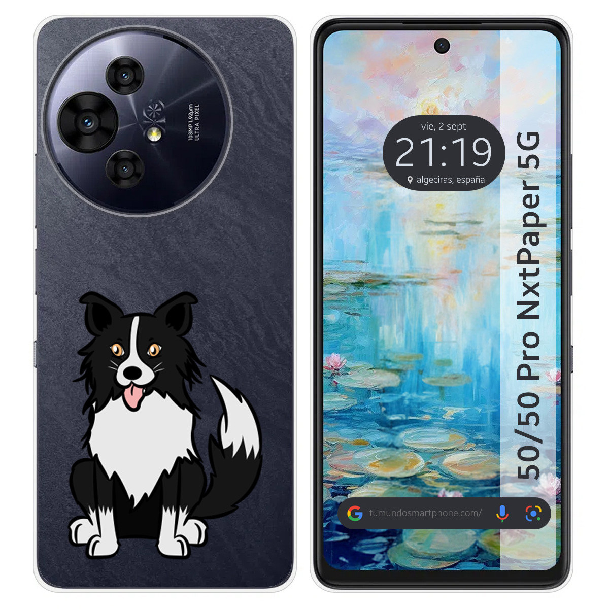Funda Silicona para TCL 50 / 50 Pro NXTPAPER 5G diseño Perros 01 Dibujos