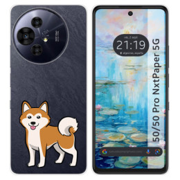 Funda Silicona para TCL 50 / 50 Pro NXTPAPER 5G diseño Perros 02 Dibujos