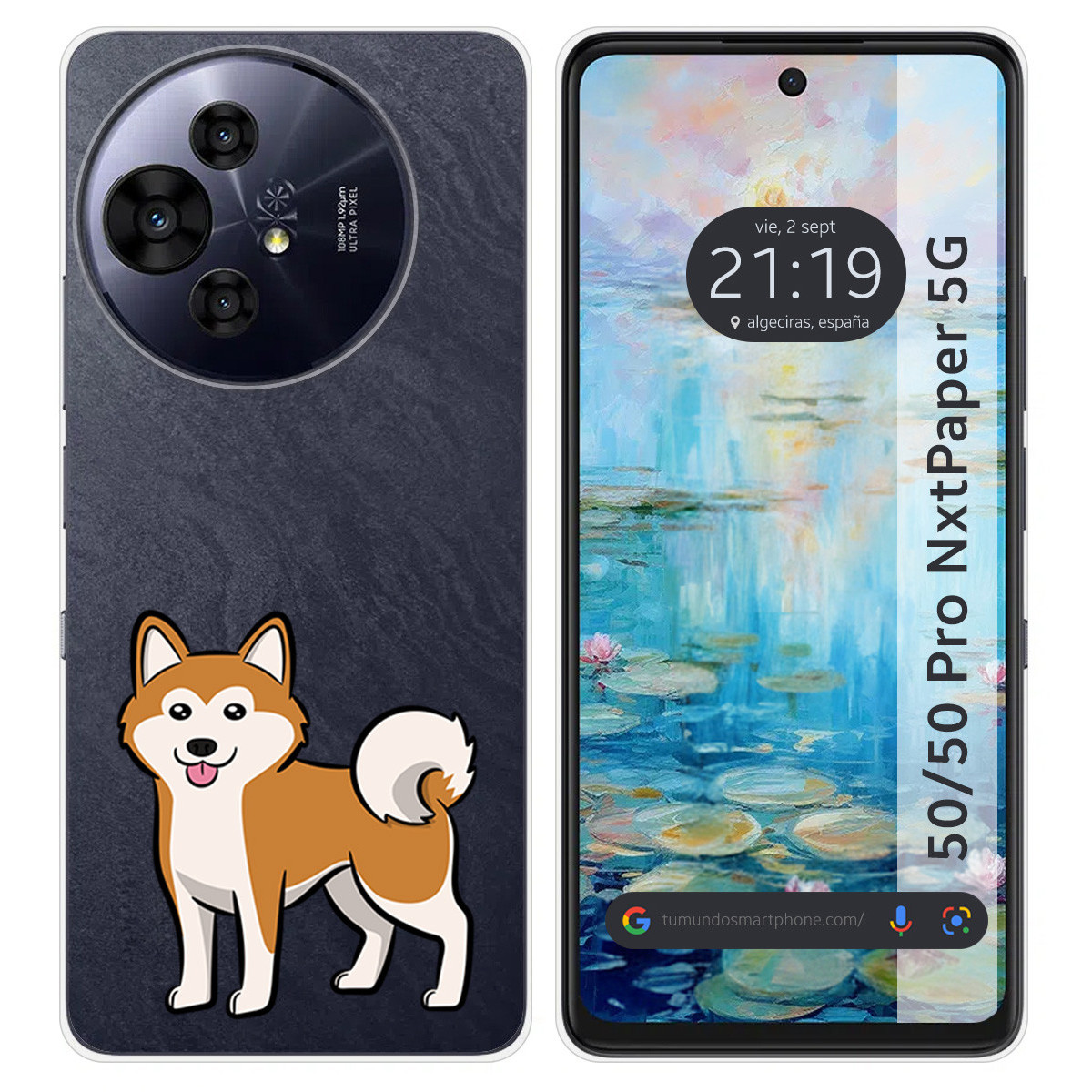 Funda Silicona para TCL 50 / 50 Pro NXTPAPER 5G diseño Perros 02 Dibujos