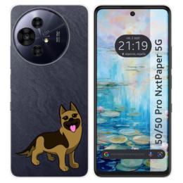 Funda Silicona para TCL 50 / 50 Pro NXTPAPER 5G diseño Perros 03 Dibujos