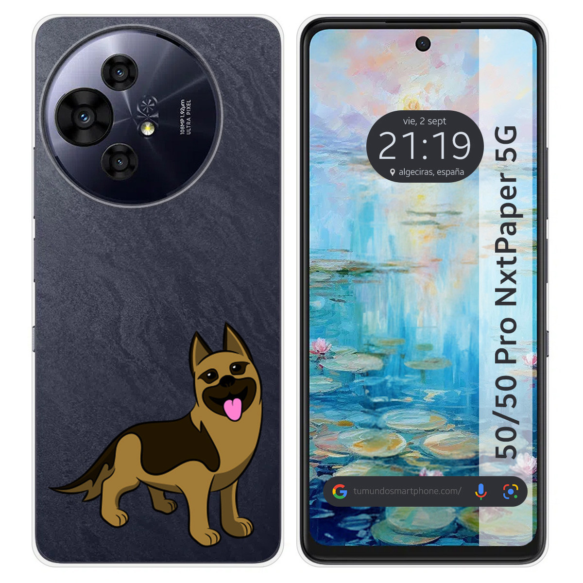 Funda Silicona para TCL 50 / 50 Pro NXTPAPER 5G diseño Perros 03 Dibujos