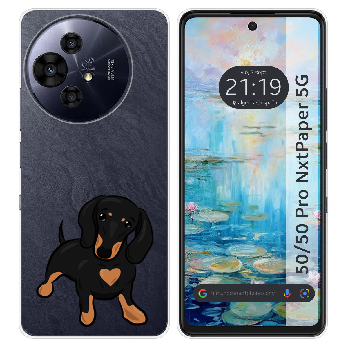 Funda Silicona para TCL 50 / 50 Pro NXTPAPER 5G diseño Perros 04 Dibujos