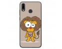 Funda Gel Tpu para Huawei Honor Play Diseño Leon Dibujos