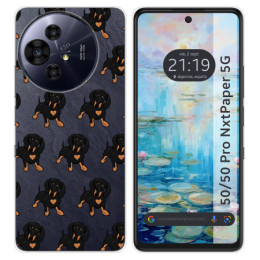 Funda Silicona para TCL 50 / 50 Pro NXTPAPER 5G diseño Perros 10 Dibujos