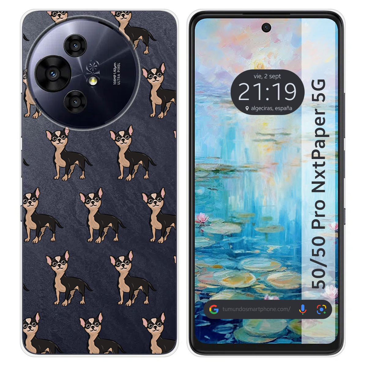 Funda Silicona para TCL 50 / 50 Pro NXTPAPER 5G diseño Perros 11 Dibujos