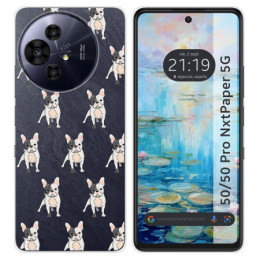 Funda Silicona para TCL 50 / 50 Pro NXTPAPER 5G diseño Perros 12 Dibujos