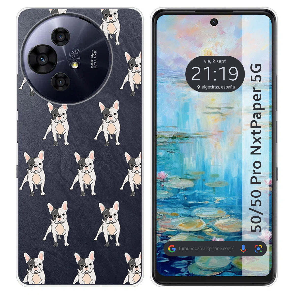Funda Silicona para TCL 50 / 50 Pro NXTPAPER 5G diseño Perros 12 Dibujos