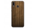 Funda Gel Tpu para Huawei Honor Play Diseño Madera Dibujos