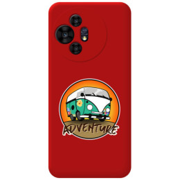 Funda Silicona Líquida Roja para TCL 50 / 50 Pro NXTPAPER 5G diseño Adventure Dibujos