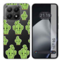Funda Silicona Transparente para Xiaomi 15T 5G diseño Cactus Dibujos