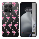 Funda Silicona Transparente para Xiaomi 15T 5G diseño Flamenco Dibujos
