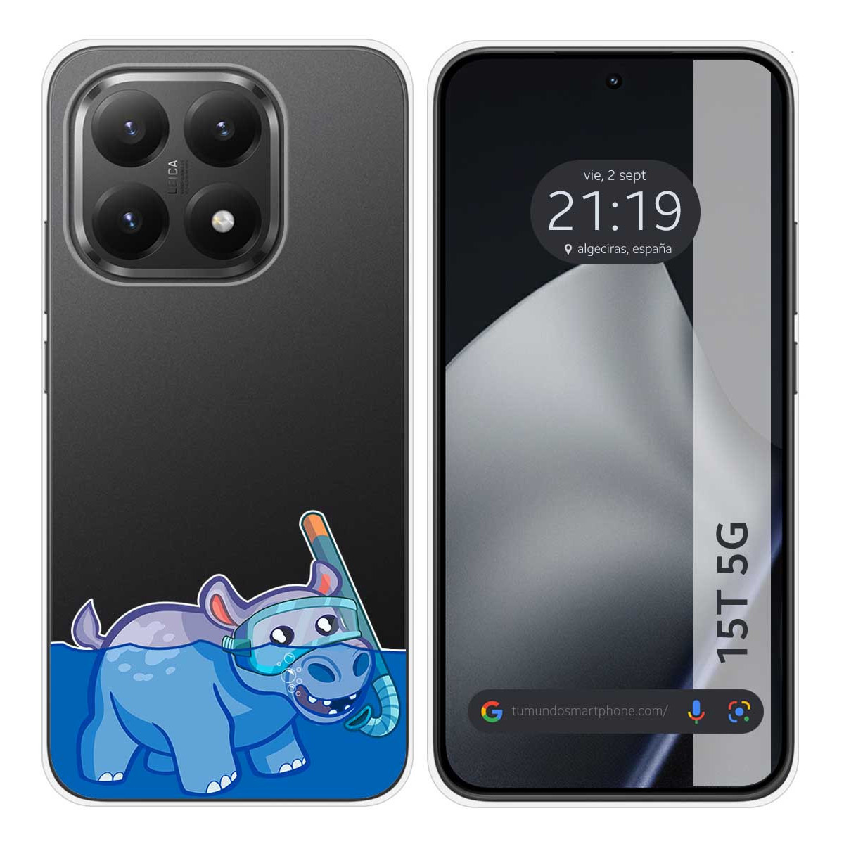 Funda Silicona Transparente para Xiaomi 15T 5G diseño Hipo Dibujos