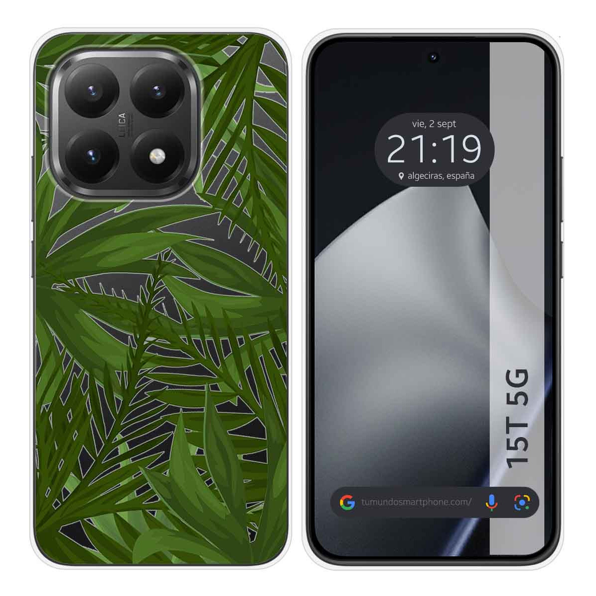 Funda Silicona Transparente para Xiaomi 15T 5G diseño Jungla Dibujos