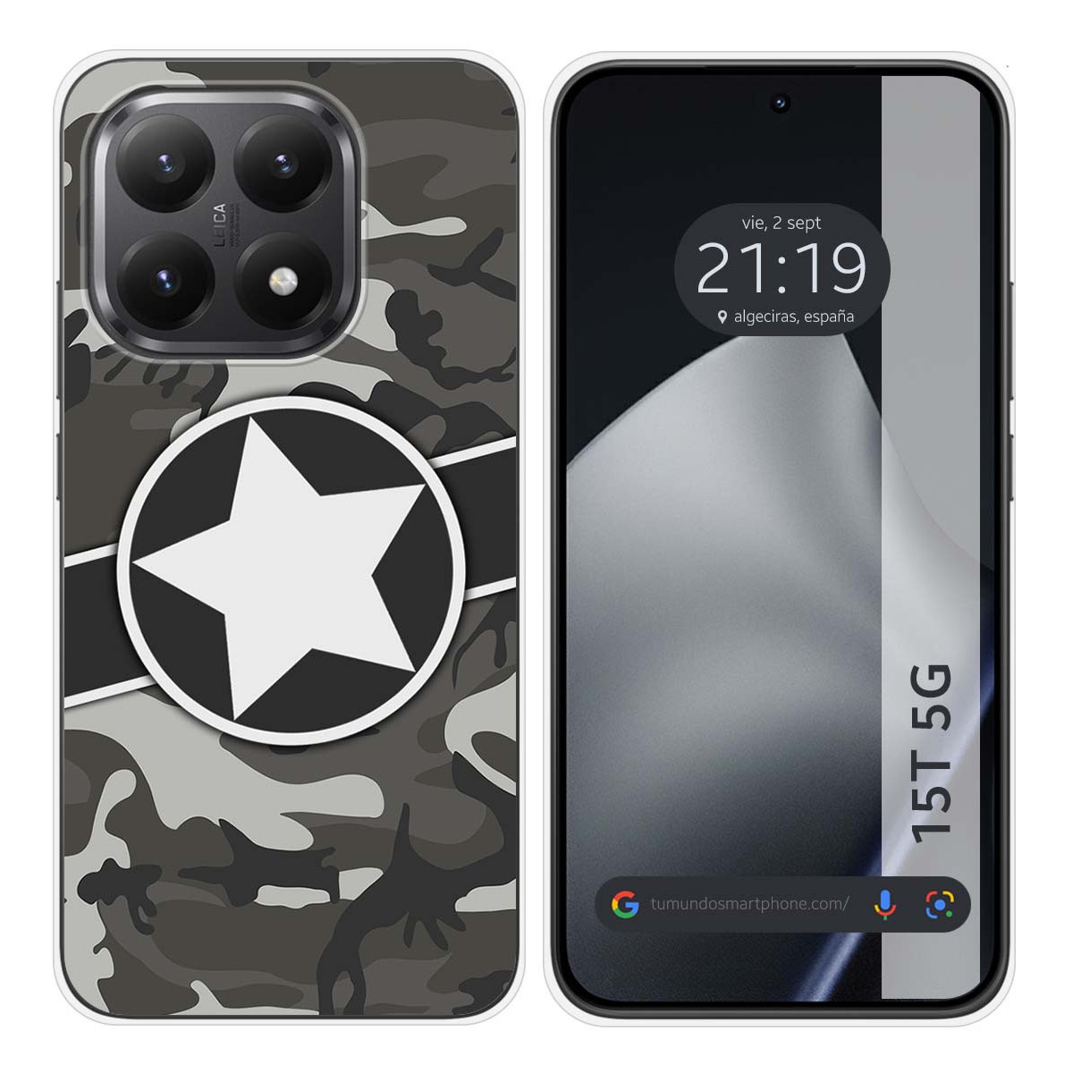 Funda Silicona para Xiaomi 15T 5G diseño Camuflaje 02 Dibujos
