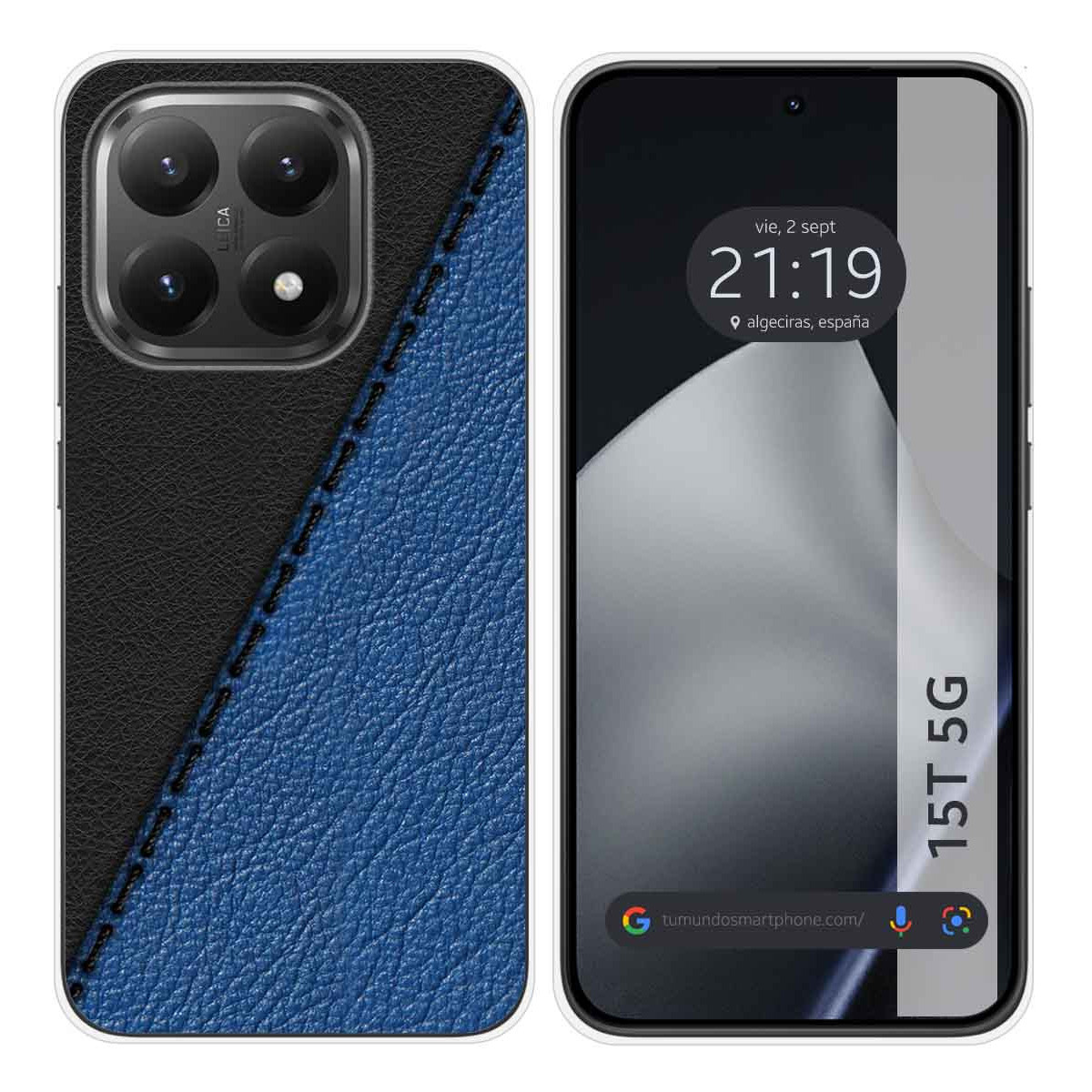 Funda Silicona para Xiaomi 15T 5G diseño Cuero 02 Dibujos