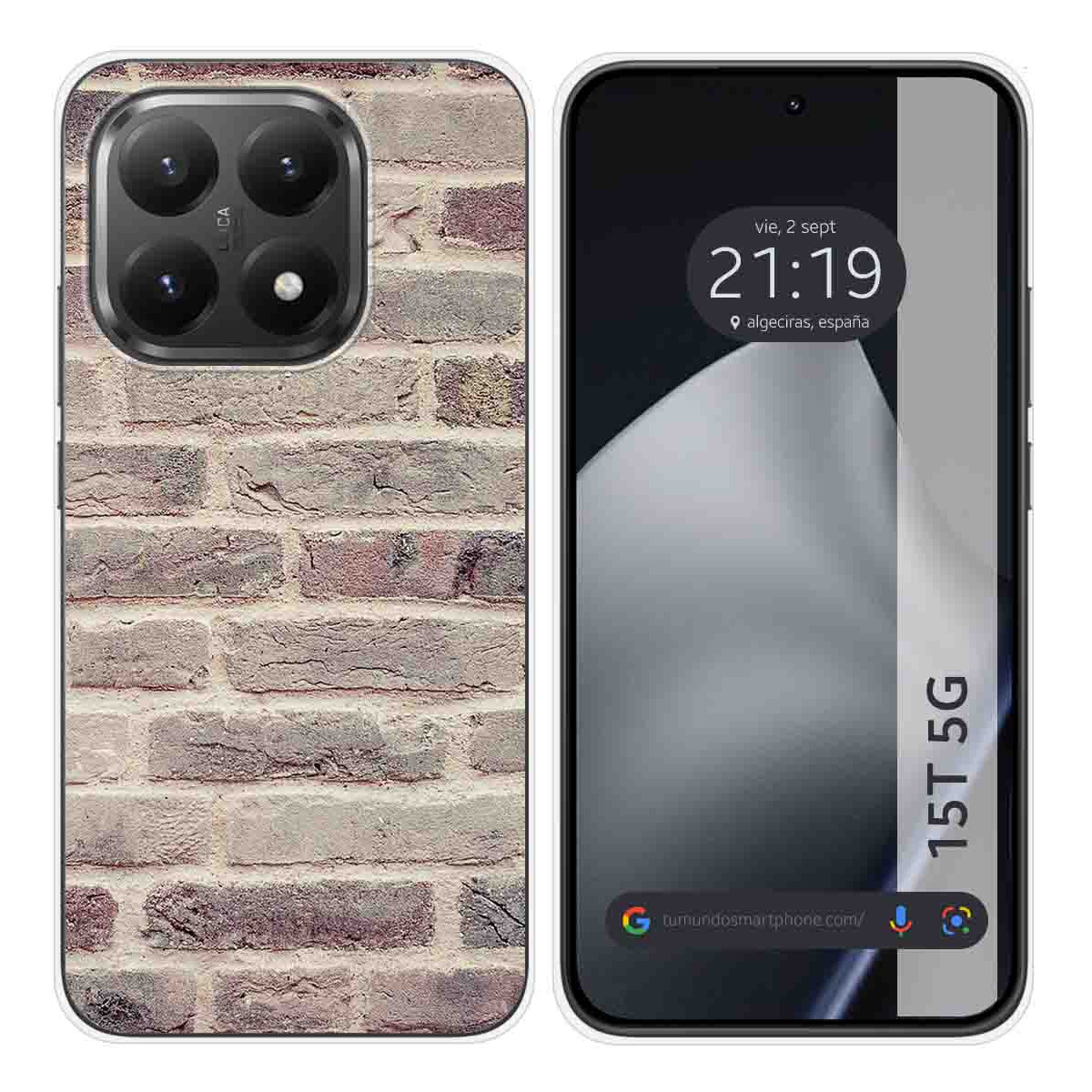 Funda Silicona para Xiaomi 15T 5G diseño Ladrillo 01 Dibujos