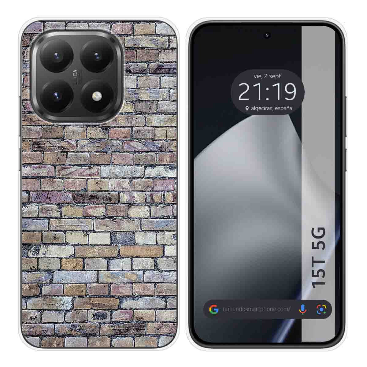 Funda Silicona para Xiaomi 15T 5G diseño Ladrillo 02 Dibujos