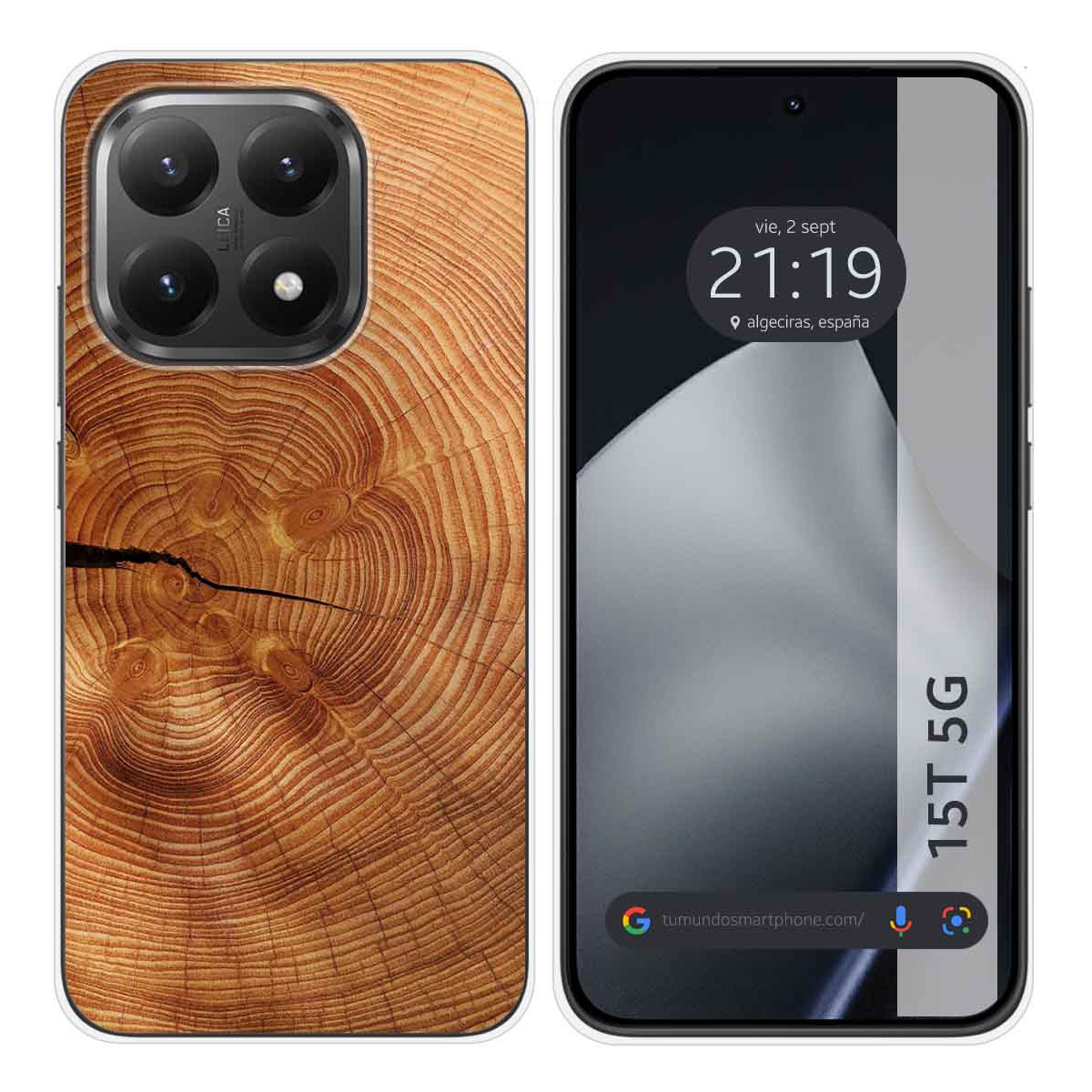 Funda Silicona para Xiaomi 15T 5G diseño Madera 04 Dibujos