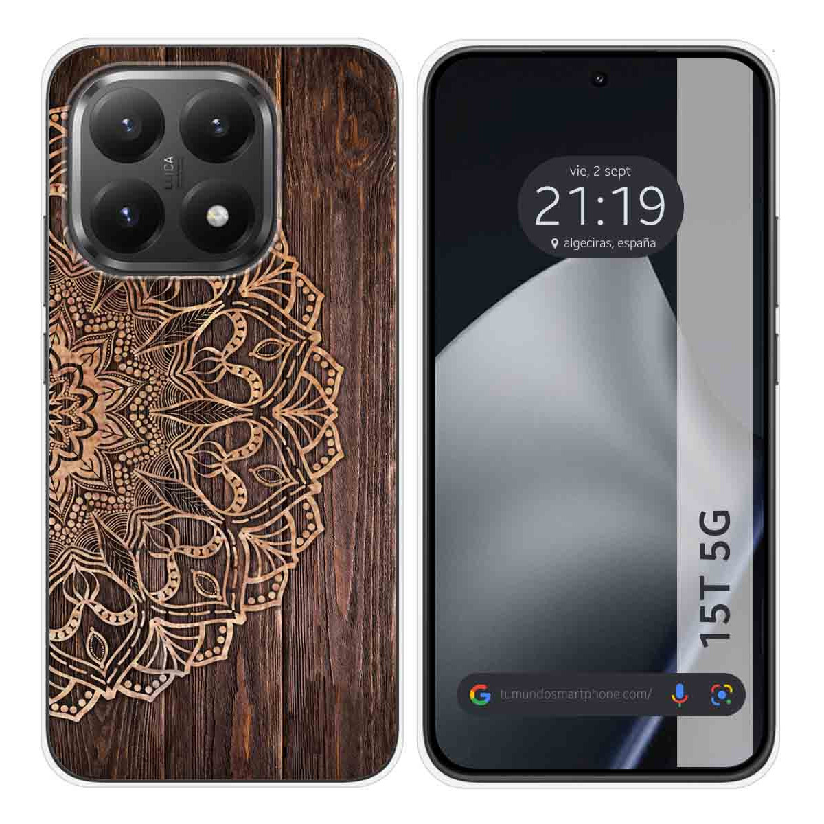 Funda Silicona para Xiaomi 15T 5G diseño Madera 06 Dibujos