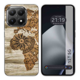 Funda Silicona para Xiaomi 15T 5G diseño Madera 07 Dibujos