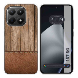 Funda Silicona para Xiaomi 15T 5G diseño Madera 09 Dibujos