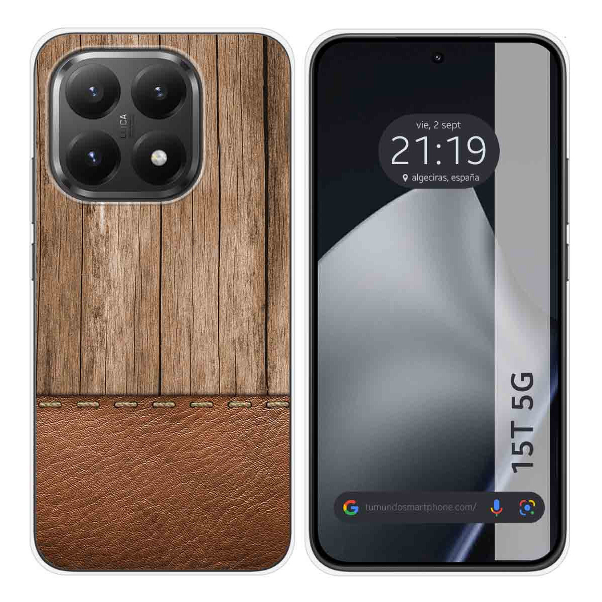 Funda Silicona para Xiaomi 15T 5G diseño Madera 09 Dibujos