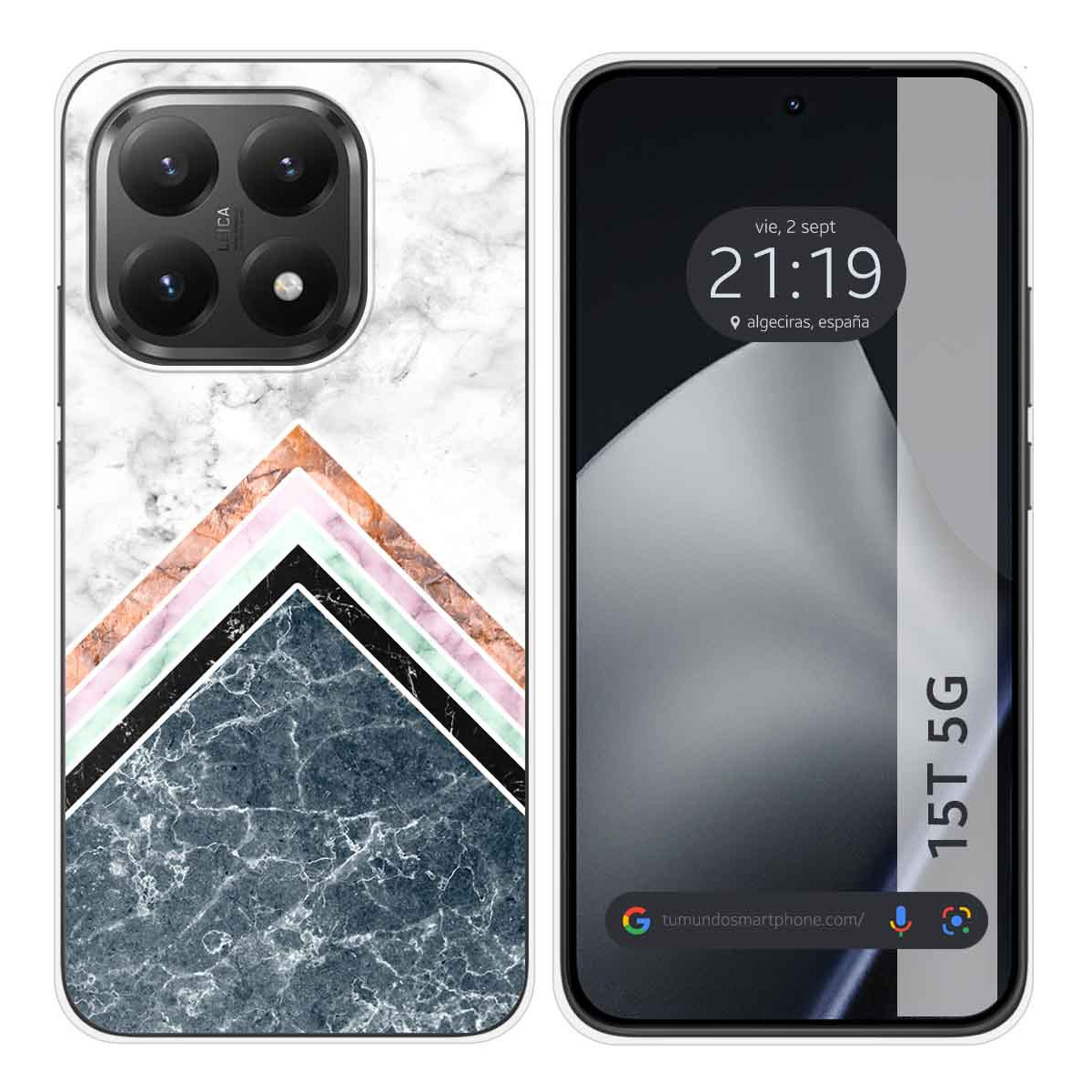 Funda Silicona para Xiaomi 15T 5G diseño Mármol 05 Dibujos
