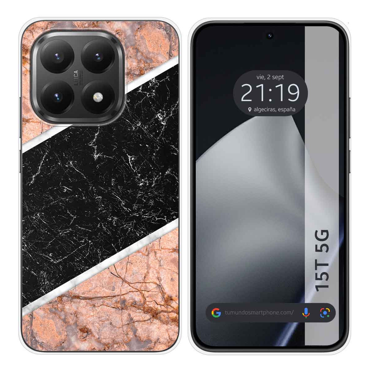 Funda Silicona para Xiaomi 15T 5G diseño Mármol 07 Dibujos