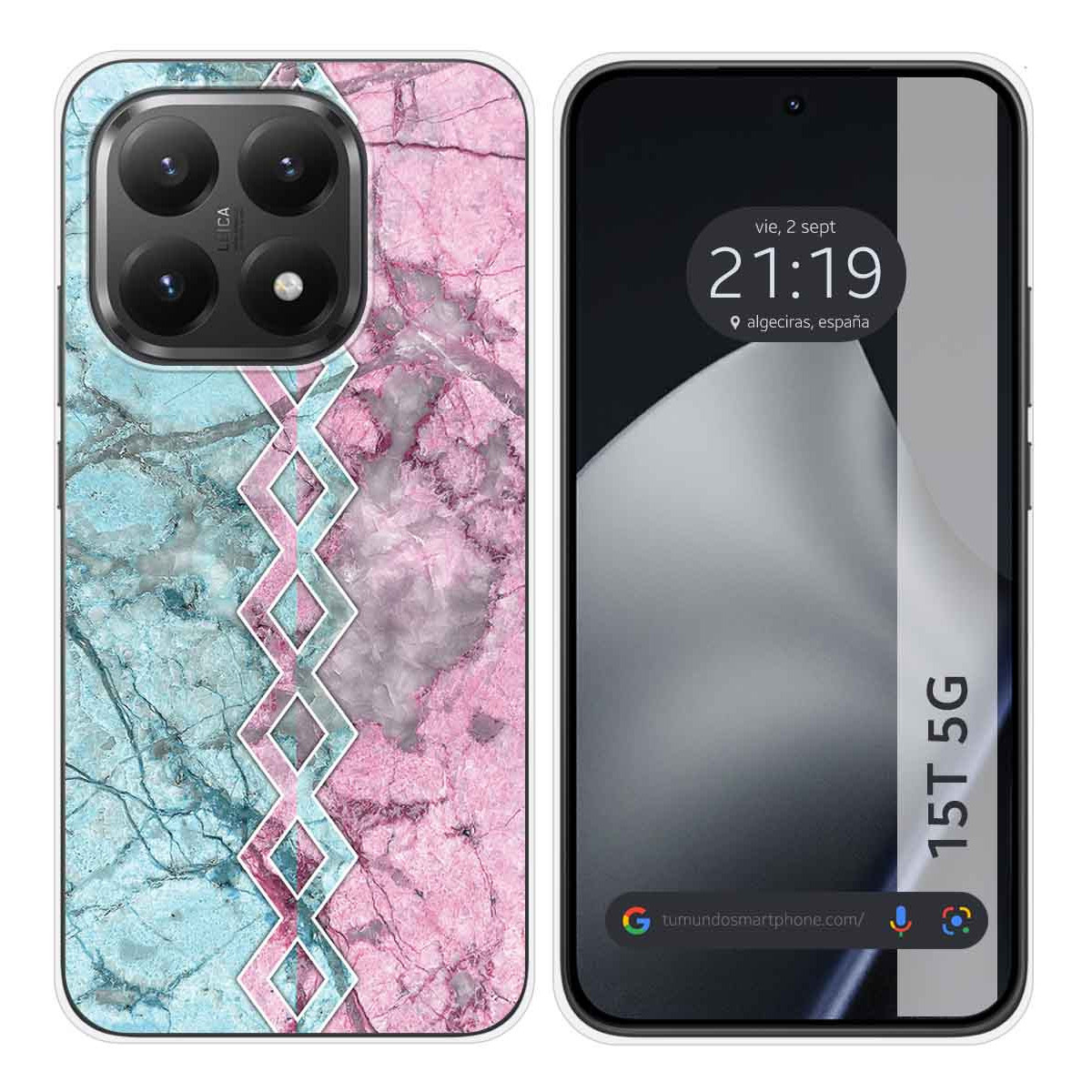Funda Silicona para Xiaomi 15T 5G diseño Mármol 08 Dibujos