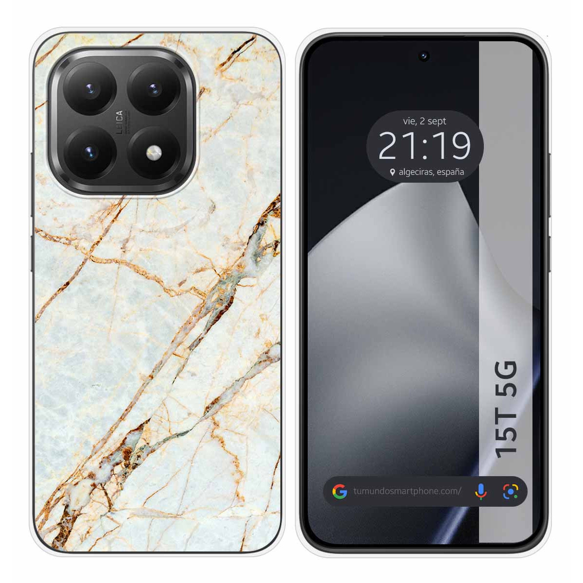 Funda Silicona para Xiaomi 15T 5G diseño Mármol 13 Dibujos