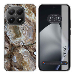 Funda Silicona para Xiaomi 15T 5G diseño Mármol 14 Dibujos