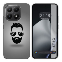 Funda Silicona para Xiaomi 15T 5G diseño Barba Dibujos