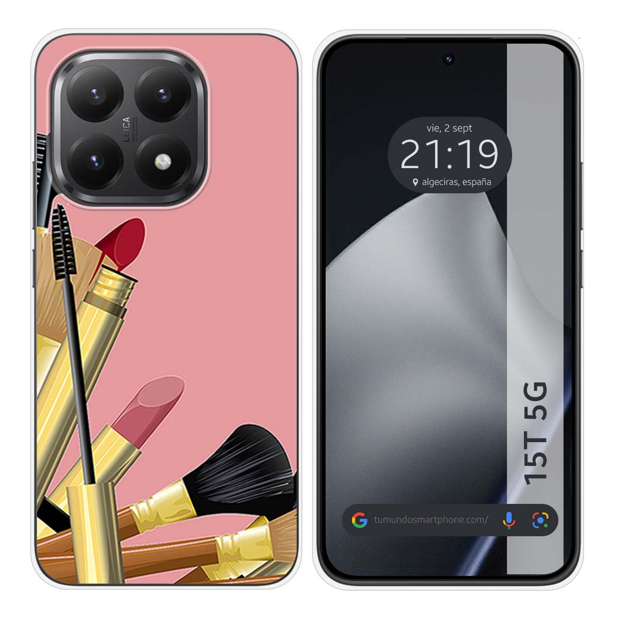 Funda Silicona para Xiaomi 15T 5G diseño Brochas Dibujos