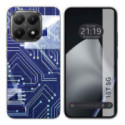 Funda Silicona para Xiaomi 15T 5G diseño Circuito Dibujos