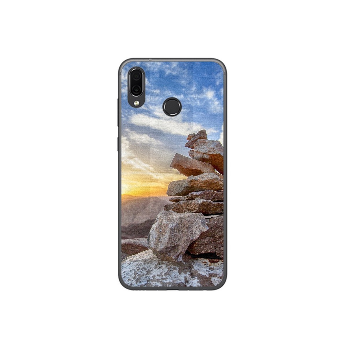 Funda Gel Tpu para Huawei Honor Play Diseño Sunset Dibujos