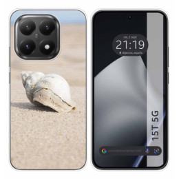Funda Silicona para Xiaomi 15T 5G diseño Concha Dibujos