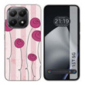 Funda Silicona para Xiaomi 15T 5G diseño Flores Vintage Dibujos