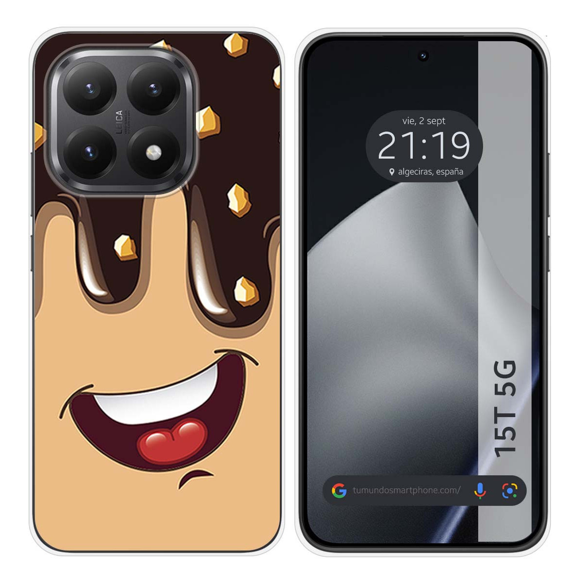 Funda Silicona para Xiaomi 15T 5G diseño Helado Chocolate Dibujos