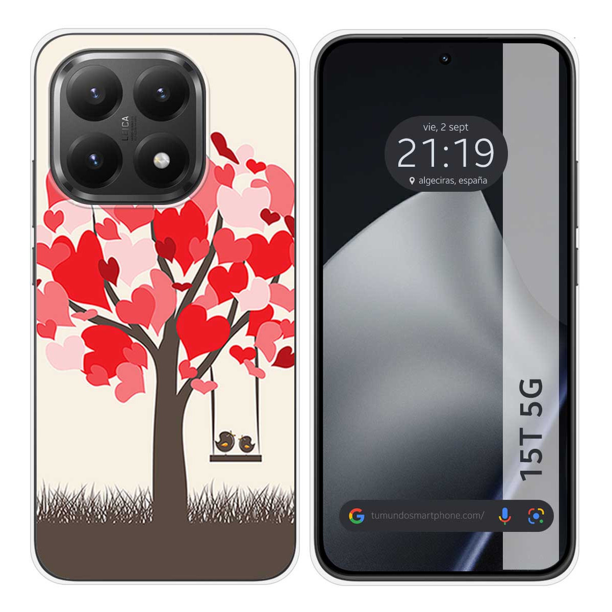 Funda Silicona para Xiaomi 15T 5G diseño Pajaritos Dibujos
