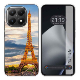 Funda Silicona para Xiaomi 15T 5G diseño Paris Dibujos