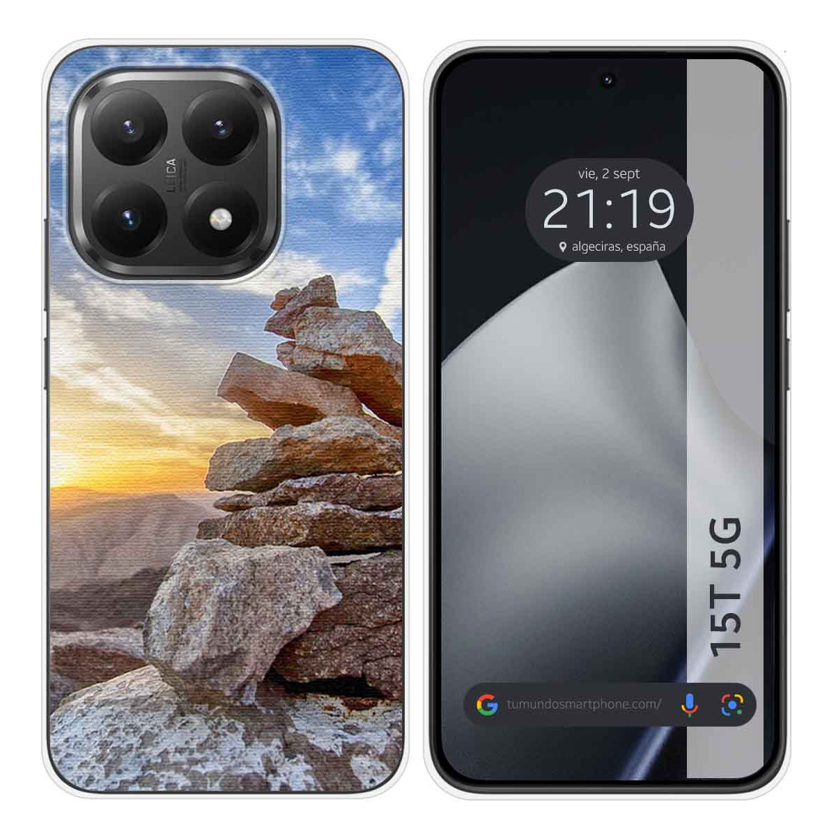 Funda Silicona para Xiaomi 15T 5G diseño Sunset Dibujos